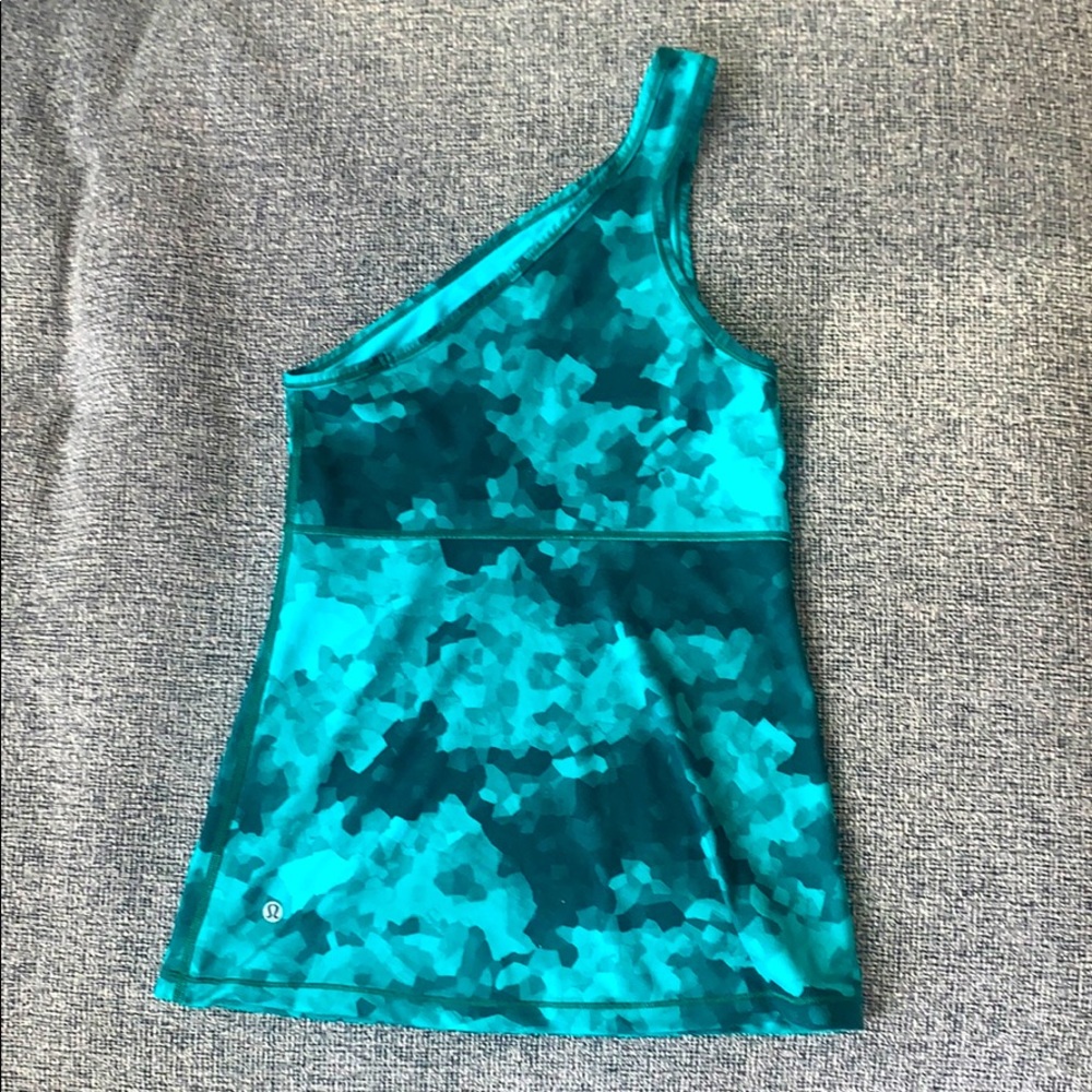 Lululemon one shoulder yoga top